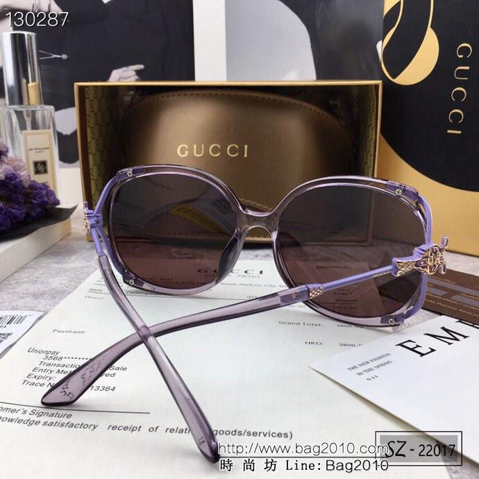 GUCCI古馳 2019新款 古奇小蜜蜂爆款太陽鏡 遮擋有害光線防輻射 出行旅遊搭配衣服必備品 22017  lly1728